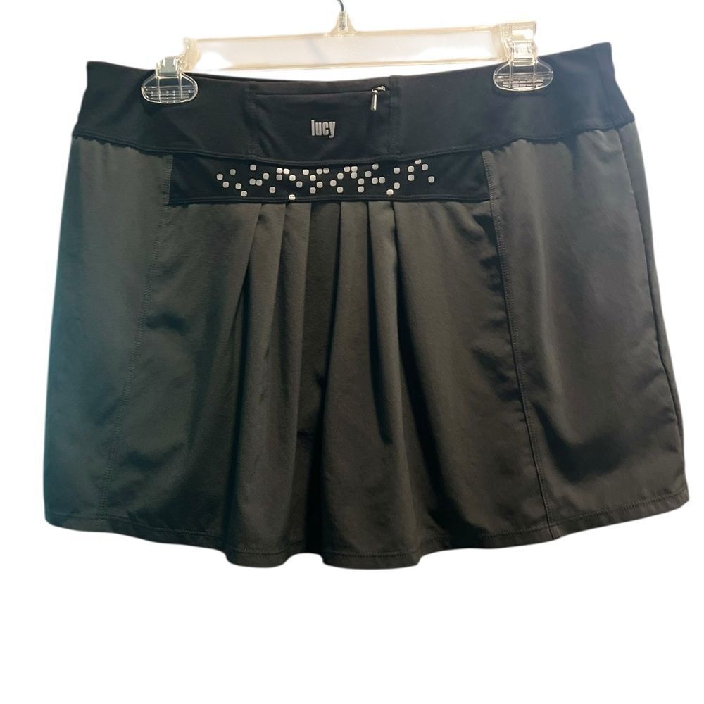 Lucy lucytech™ Women’s Black Athletic Skort with Inner Shorts – Size Small